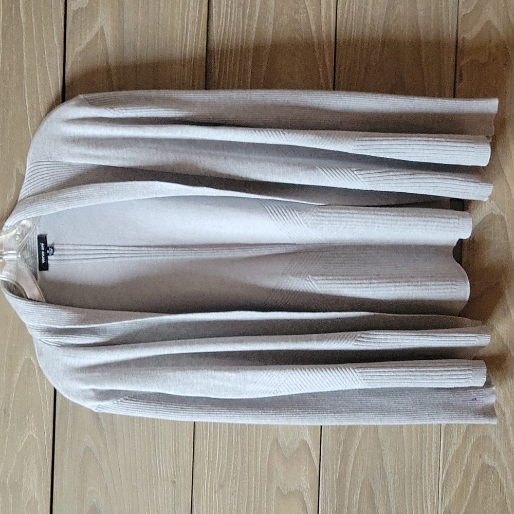 Gray cardigan